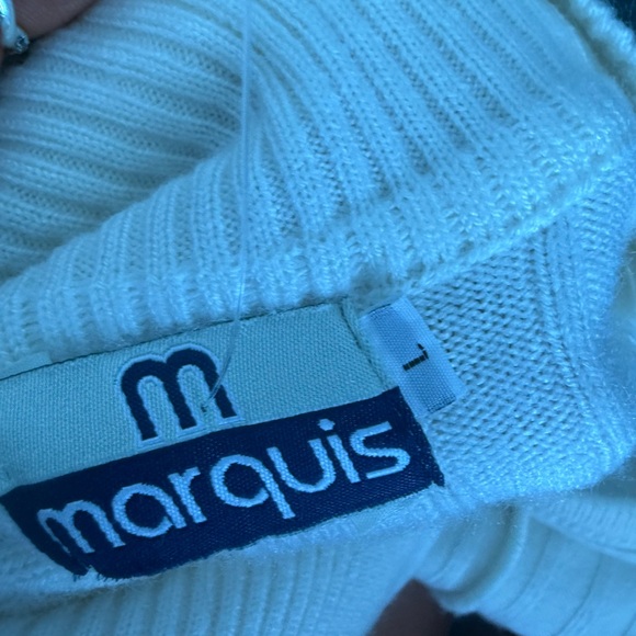 Cream Ribbed Knit Cardigan mp29 - Picture 4 of 4